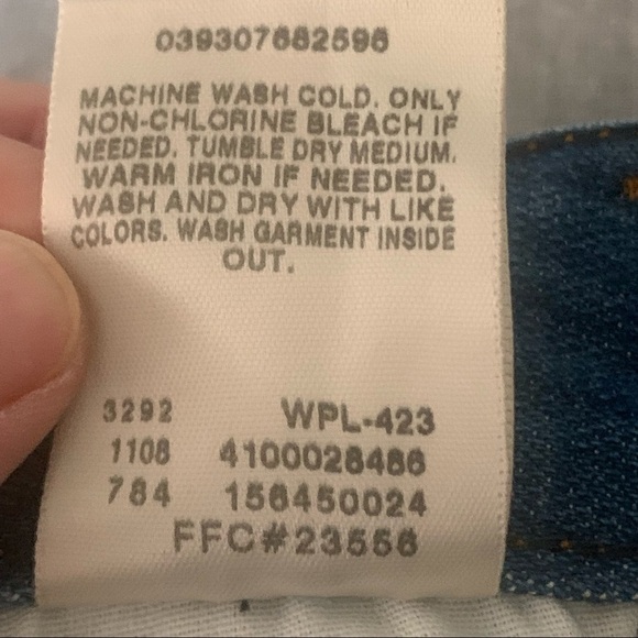 NWT LEVI’S Eco 553 Mid-Rise Boot Cut Jeans Size 10/30 - Picture 12 of 12